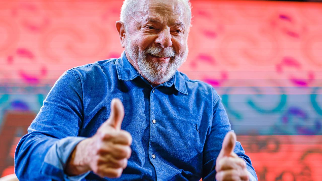 O presidente Lula durante cerimônia de relançamento do Programa de Agricultura Familiar