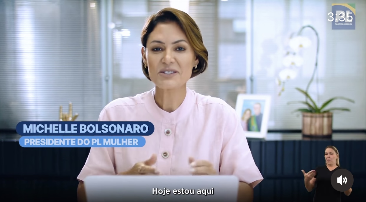 Michelle Bolsonaro: início dos trabalhos no PL com vídeos nas redes sociais