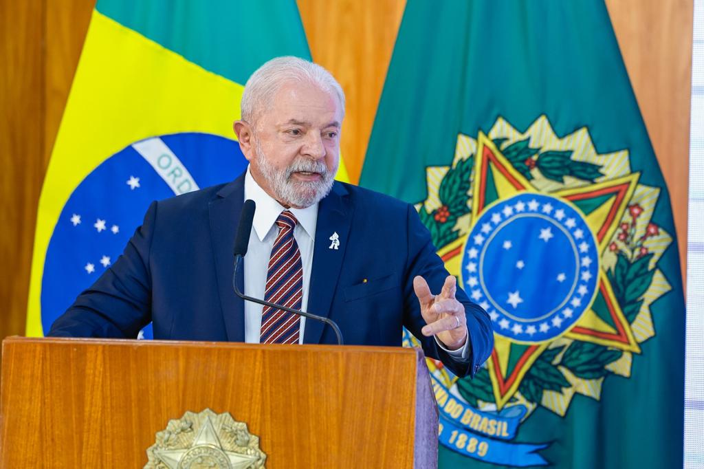O presidente Luiz Inácio Lula da Silva