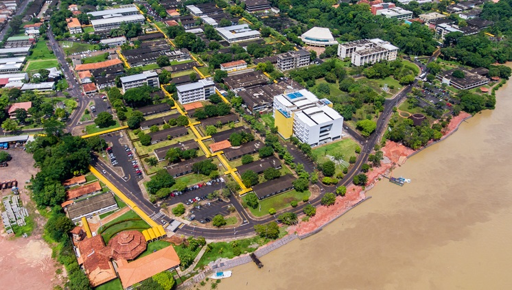 O campus Guamá, onde acontecerão as atividades da reunião, em julho de 2024 -