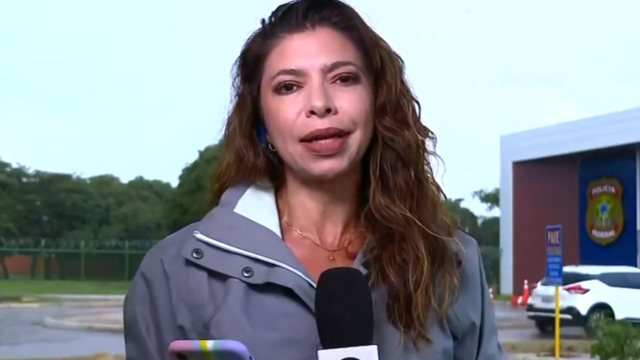 A repórter Giovana Teles da Globo de Brasília