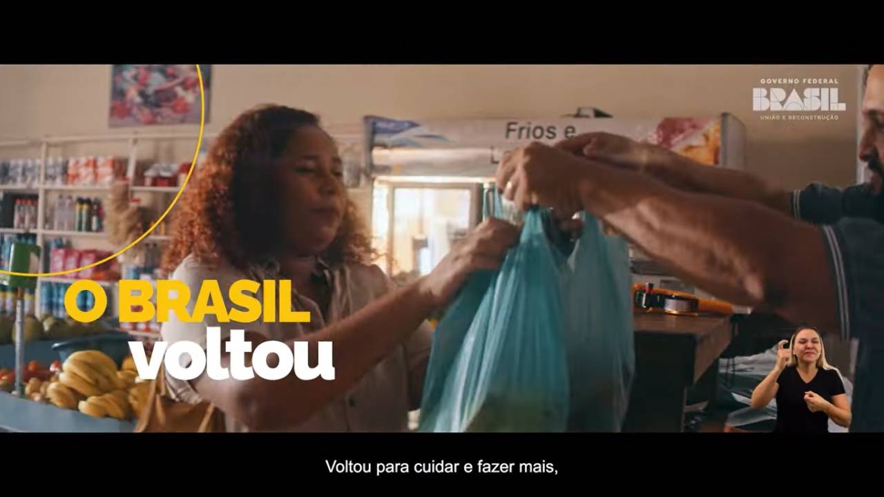 Campanha publicitária dos 100 dias do governo Lula