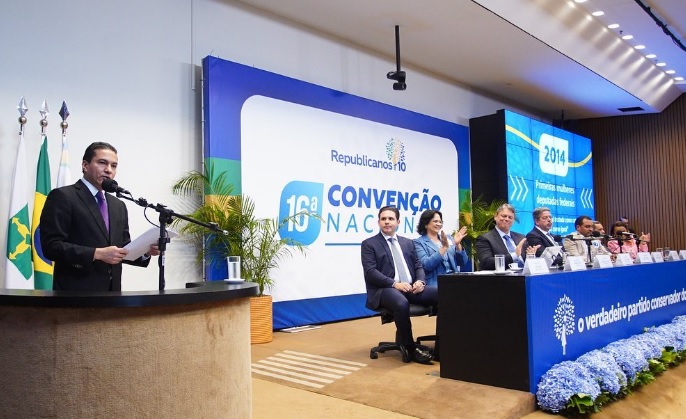 CERIMÔNIA - Convenção contou com presença da senadora Damares Alves; do governador de SP, Tarcísio de Freitas; e do presidente da Câmara, Arthur Lira