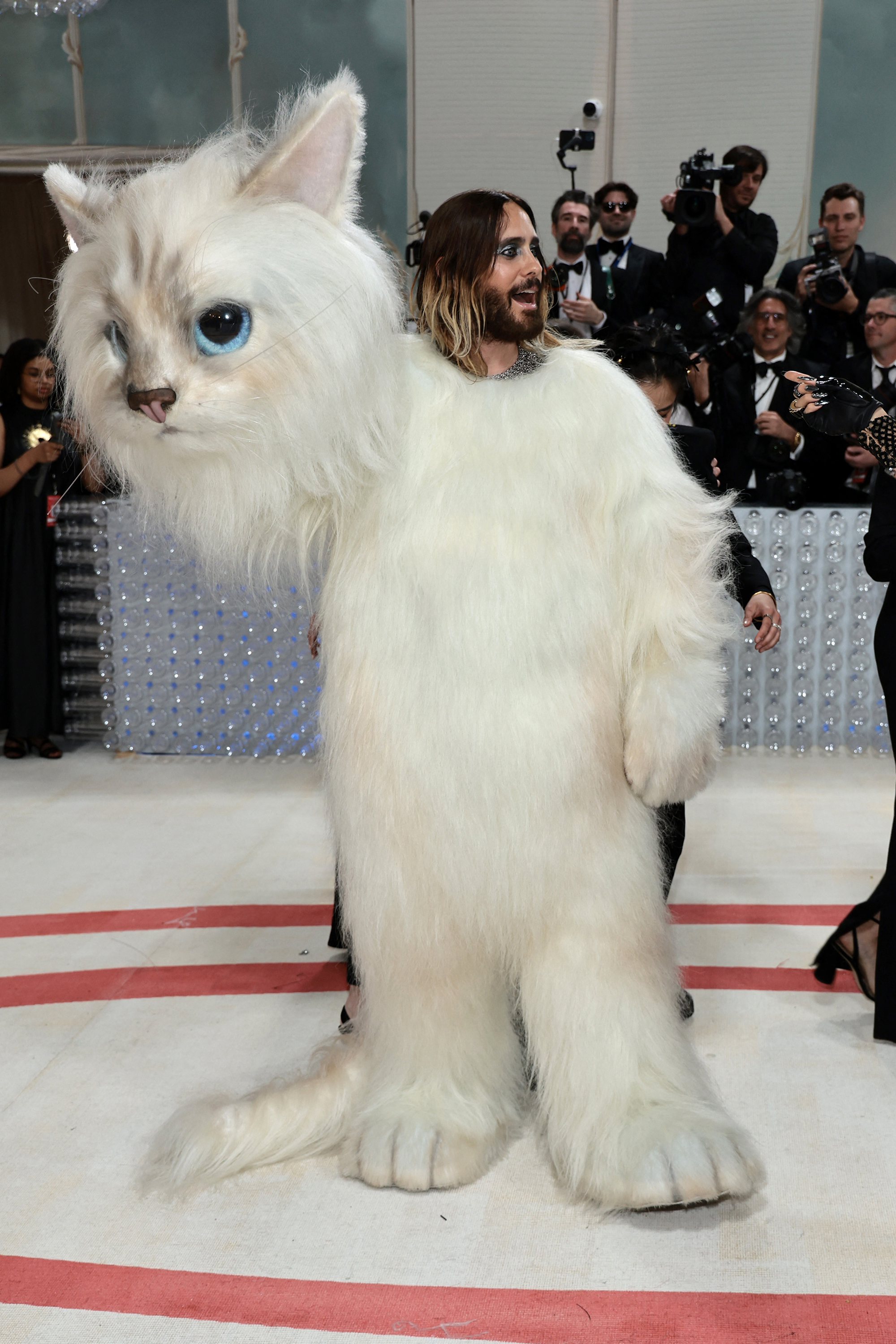 Jared Leto vestido de Choupette: 