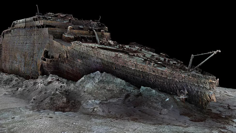 Com a varredura esperam descobrir mais detalhes do que aconteceu na noite em que o Titanic afundou -