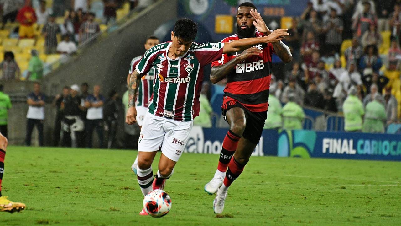 Rio de Janeiro, RJ - Brasil - 09/04/2023 - Maracanã - Campeonato Carioca. Final. 2º Jogo. Fluminense x Flamengo.FOTO DE MAILSON SANTANA/FLUMINENSE FCIMPORTANTE: Imagem destinada a uso institucional e divulgação, seu uso comercial está vetado incondicionalmente por seu autor e o Fluminense Football Club.IMPORTANT: Image intended for institutional use and distribution. Commercial use is prohibited unconditionally by its author and Fluminense Football Club.IMPORTANTE: Imágen para uso solamente institucional y distribuición. El uso comercial es prohibido por su autor y por el Fluminense Football Club