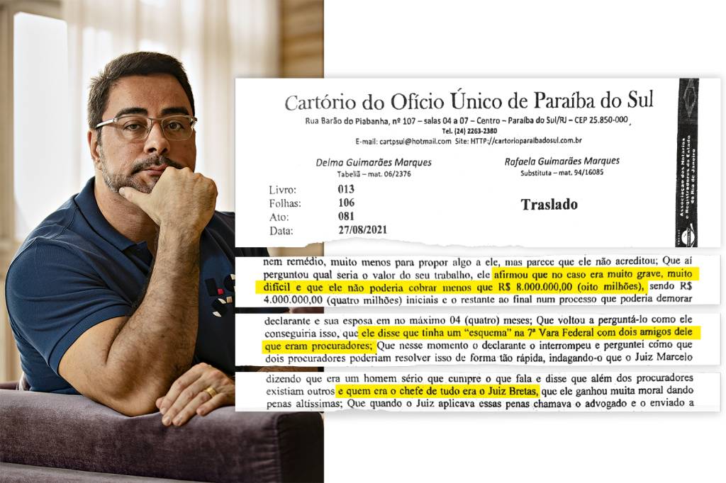 Bretas aparece em denúncia como chefe de esquema de venda de sentenças