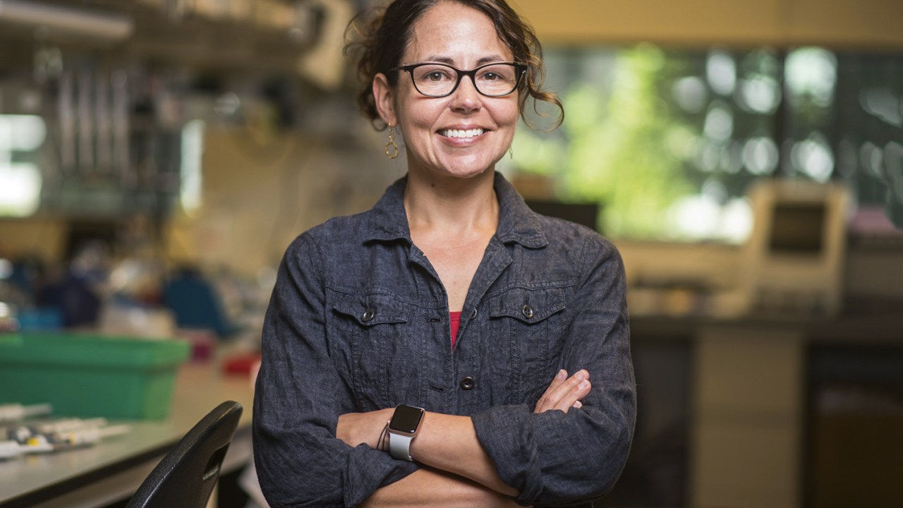 REFERÊNCIA - A pesquisadora em seu laboratório: uma das maiores especialistas em biologia evolutiva do mundo