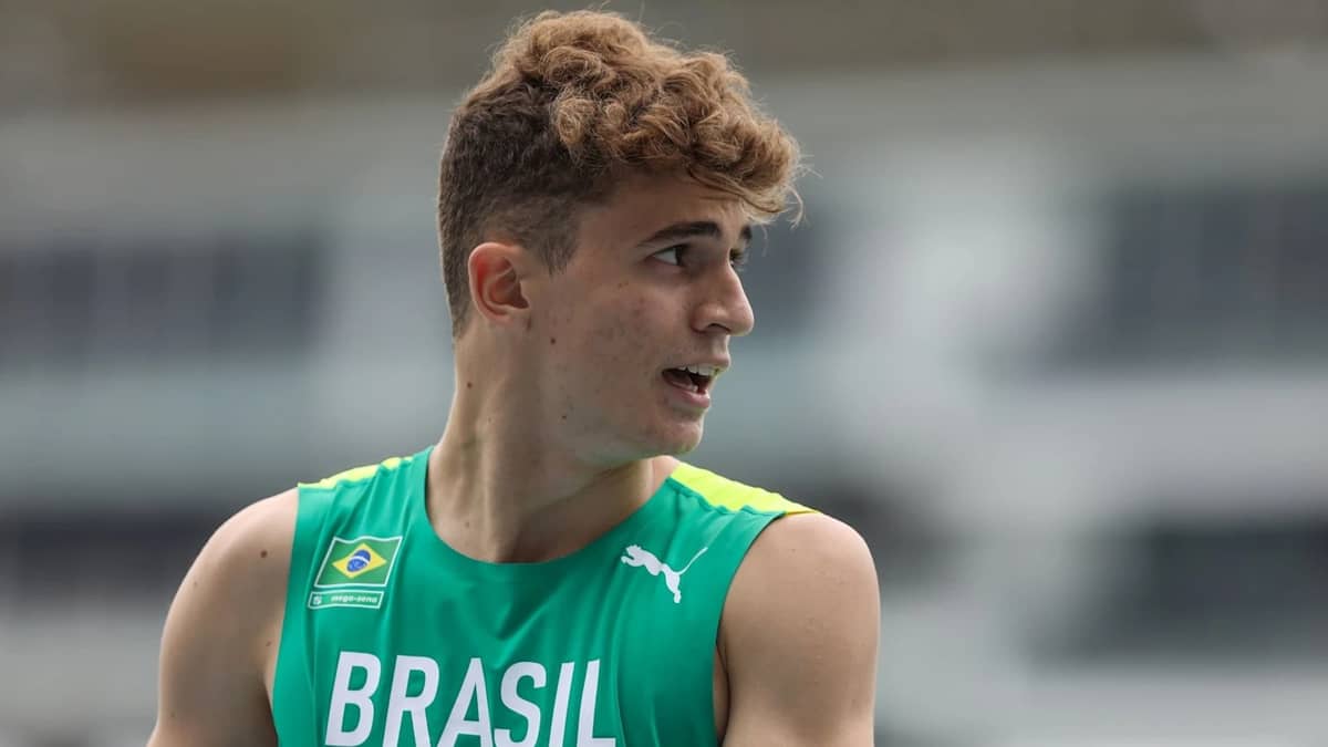 O atleta brasileiro Renan Gallina