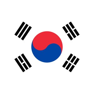 Bandeiras-Coreia