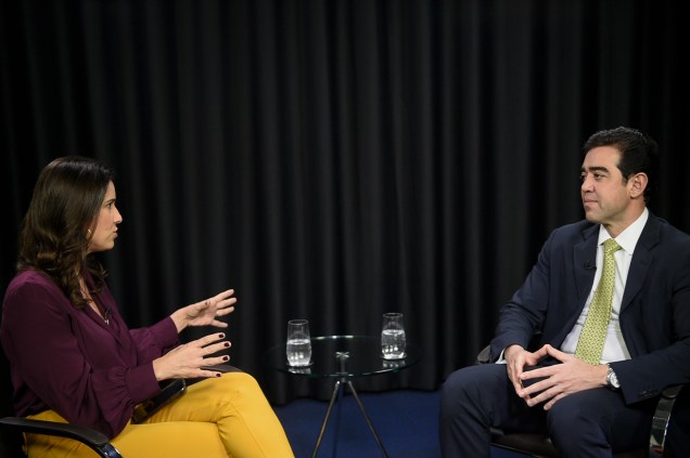 O presidente do Tribunal de Contas da União, Bruno Dantas, durante a gravação do programa Amarelas On Air, de Veja O presidente do Tribunal de Contas da União, Bruno Dantas, durante a gravação do programa Amarelas On Air, de Veja