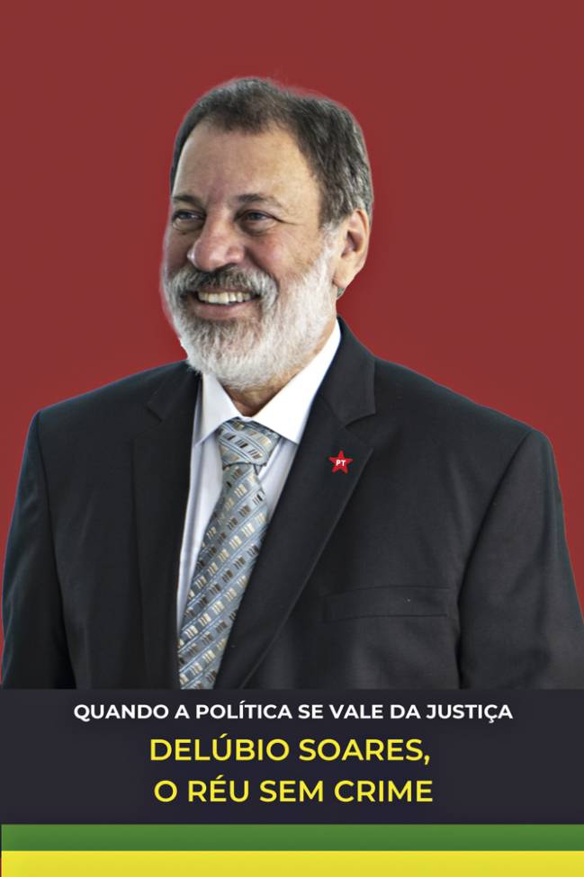 DELÚBIO—CAPA-LIVRO–1.jpg REALISMO FANTÁSTICO - A obra atribui escândalos a uma suposta conspiração internacional para “anular a existência de Lula”