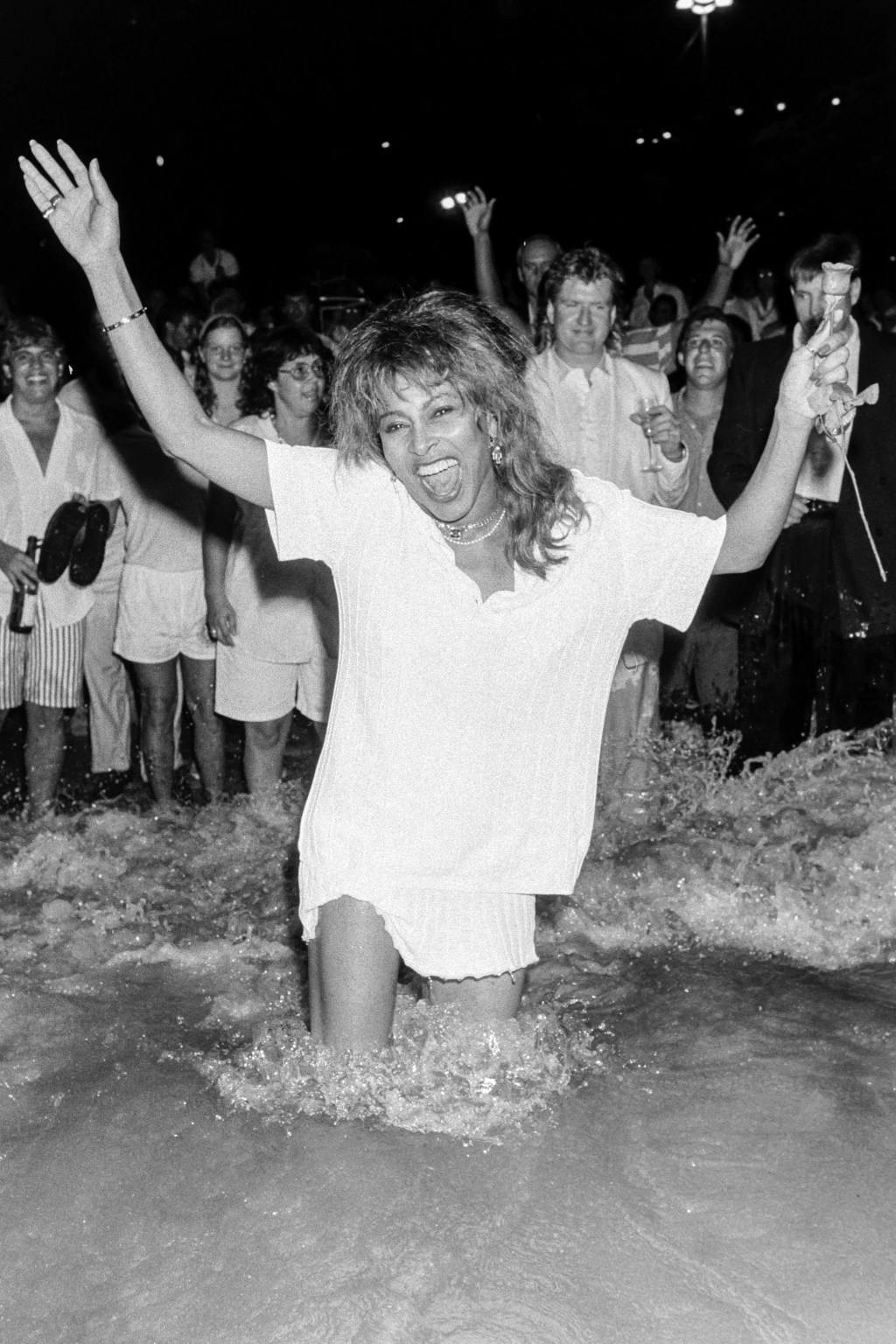 Tina Turner on Copacabana Beach, Rio de Janeiro -