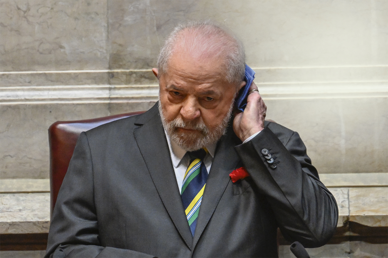 ALÍVIO - O presidente Lula: à espera de um PIB melhor no começo de sua gestão