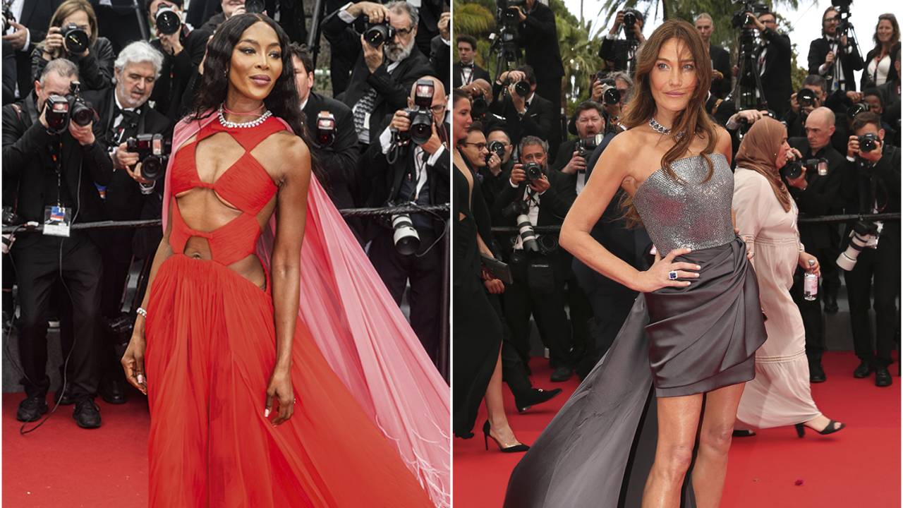 Naomi Campbell e Carla Bruni