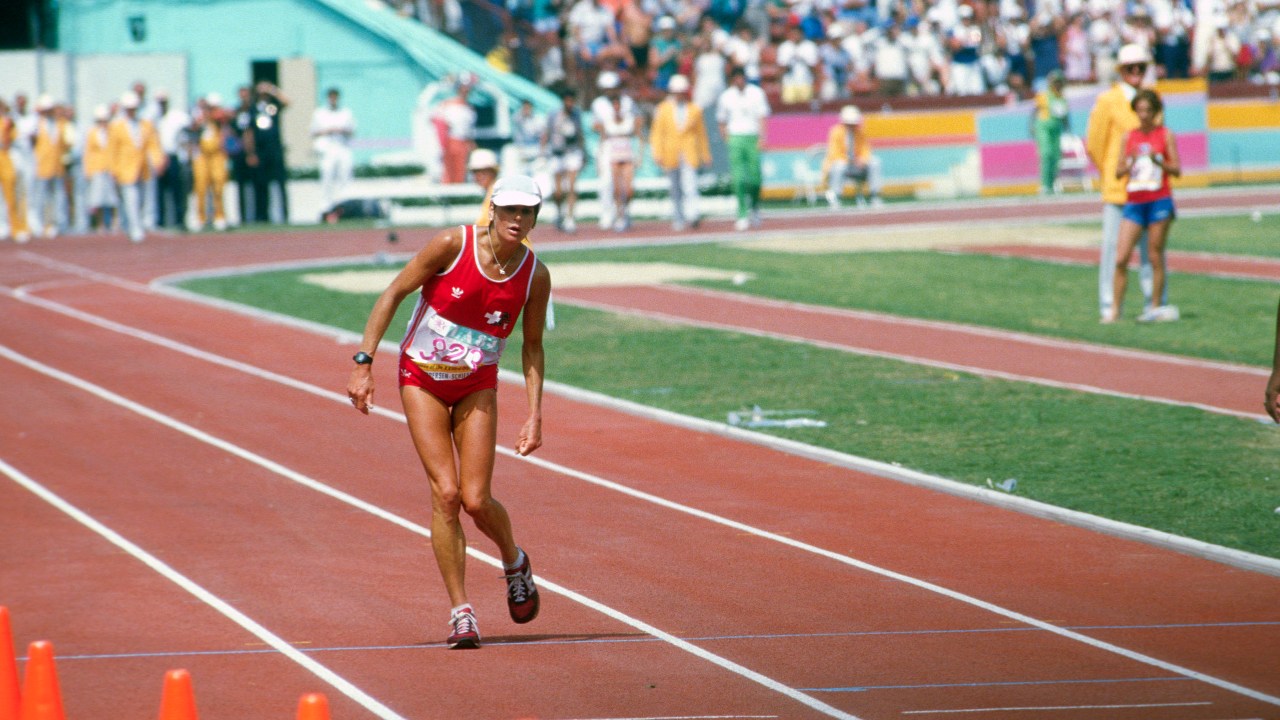 Gabriela Andersen-Schiess - Olimpíada de Los Angeles, em 1984