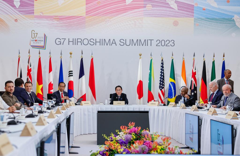 Reunião do G7, em Hiroshima (Japão)