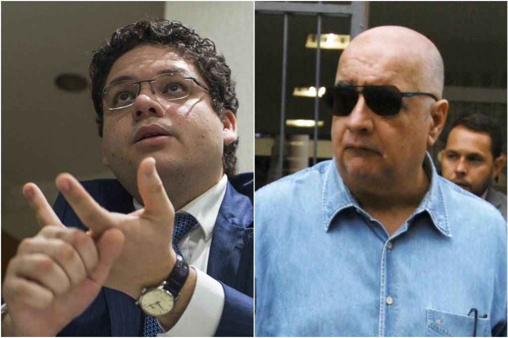 NYTHALMAR-DIAS-FERREIRA-FILHO-ADVOGADO-2019-1-(14).jpg LEVA E TRAZ - Nythalmar (à esq.): onze visitas ao acusado Onofre na penitenciária Bangu 8 e negociação com a mulher dele em Copacabana