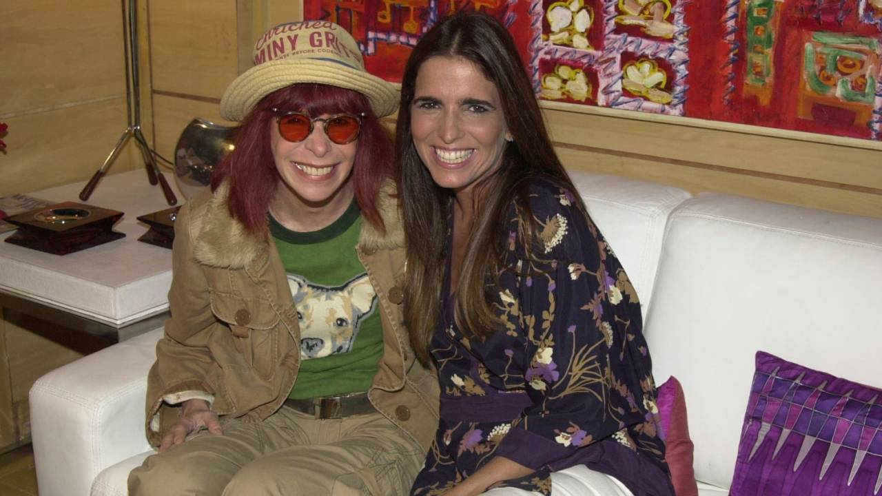 Rita Lee com Malu Mader na novela 'Celebridade', da Globo
