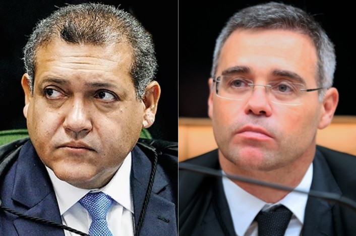 Os ministros do STF Nunes Marques e André Mendonça