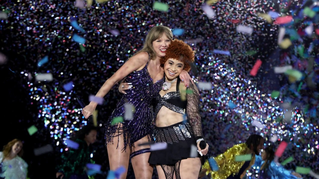 Taylor Swift recebe Ice Spice para cantar parceria em show de Nova Jersey