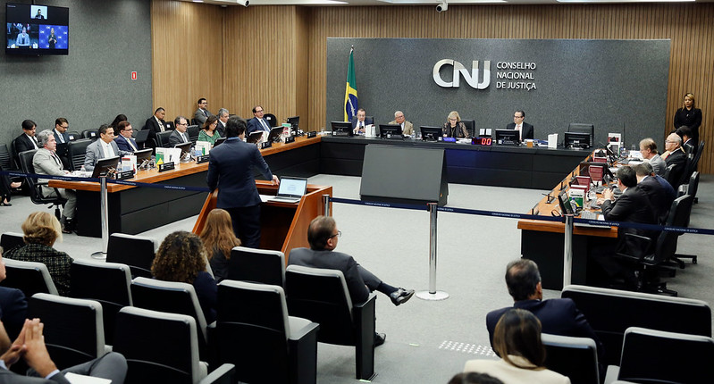 Plenário do Conselho Nacional de Justiça (CNJ), em Brasília