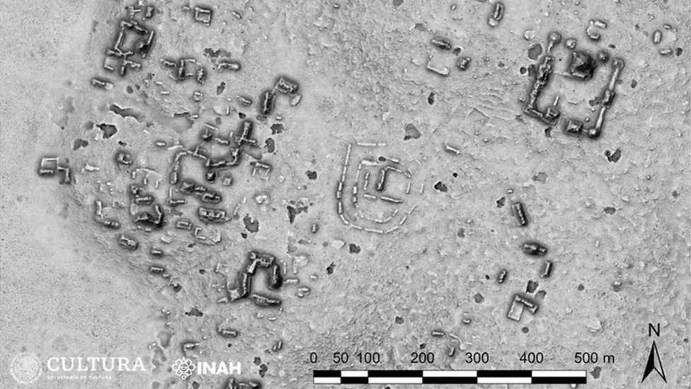 Mapeamento á laser de selva mexicana revelou as estruturas perdidas de povos maias que viveram na região. A cidade teria sido um importante centro populacional -