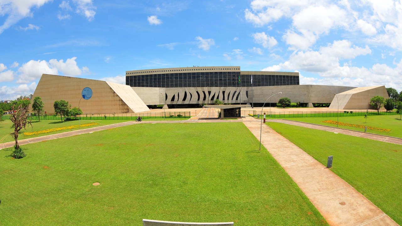 Fachada do prédio do STJ, em Brasília