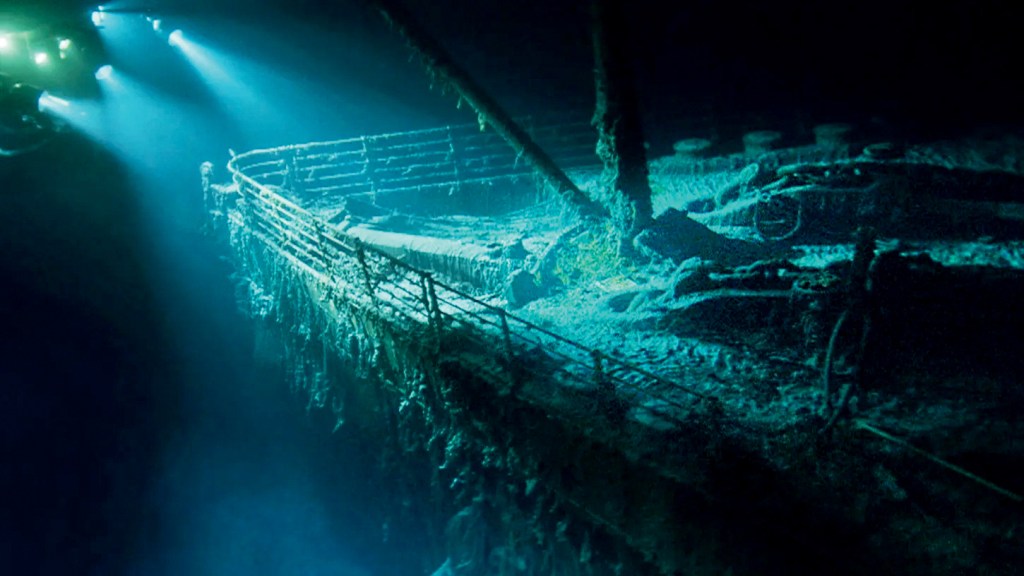 TRAGÉDIA - Os destroços do lendário Titanic: ícone de fascínio permanente