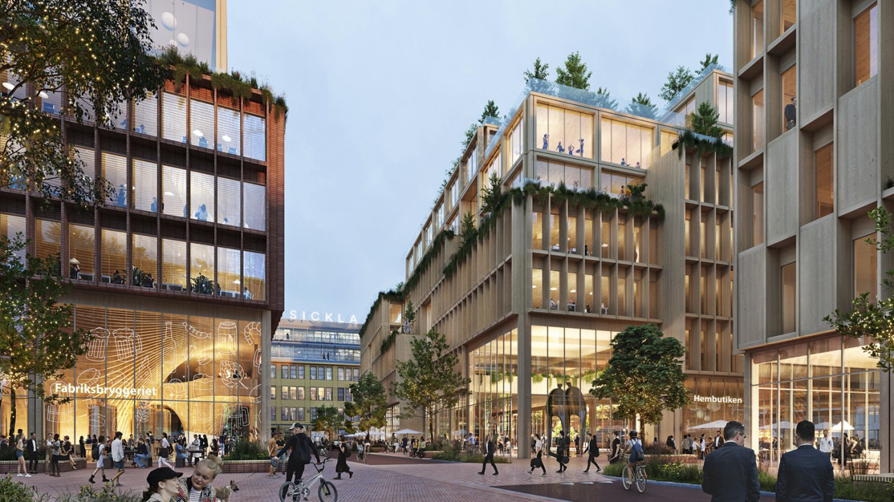 SUSTENTABILIDADE - Projeto em Estocolmo, na Suécia: construção de trinta prédios com zelo ambiental