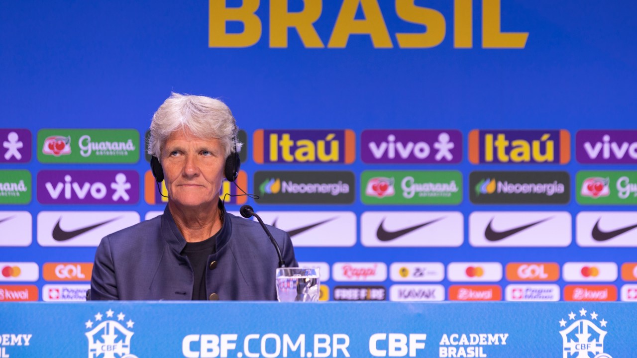 A técnica sueca Pia Sundhage está no comando da seleção brasileira feminina desde 2019 -