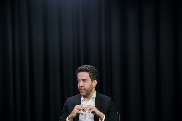 O deputado federal André Janones durante entrevista ao programa Amarelas On Air, de Veja O deputado federal André Janones durante entrevista ao programa Amarelas On Air, de Veja