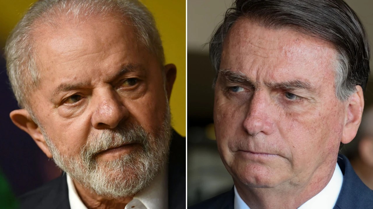 O presidente Luiz Inácio Lula da Silva e o ex-presidente Jair Bolsonaro