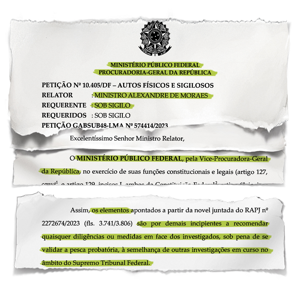 DOC1 CONTRA - “Pescaria”: segundo Lindôra, diligência sem um fato que a justifique