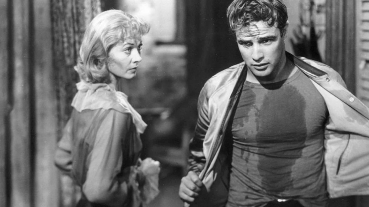 Vivien Leigh e Marlon Brando em 'Uma Rua Chamada Pecado', de 1951
