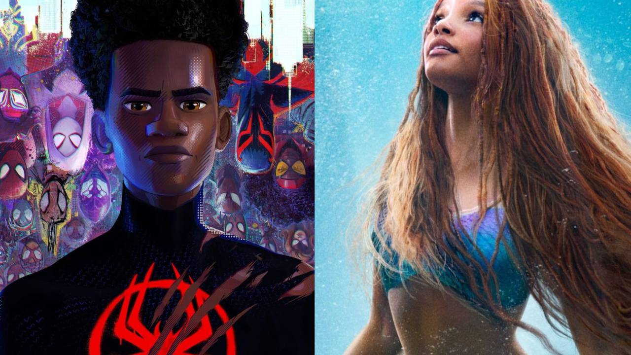 'Homem-Aranha: Através do Aranhaverso' e 'A Pequena Sereia' tiveram a maior arrecadação do final de semana