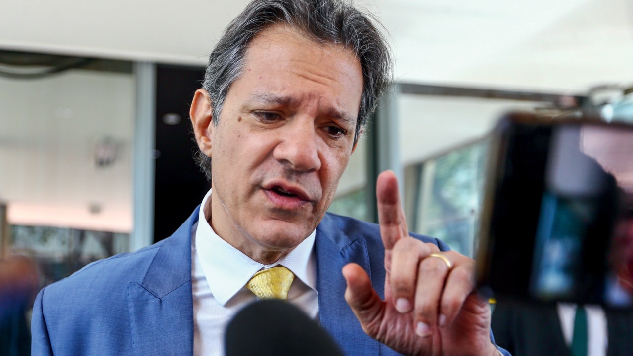 ALIVIADO - Haddad: a expectativa do governo é que o primeiro corte da Selic saia em agosto