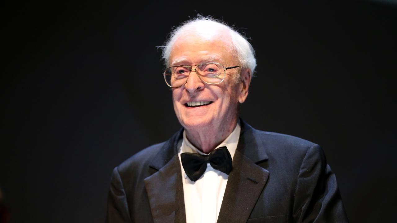 MIchael Caine no Festival Internacional de Cinema de Karlovy Vary, na República Checa, em 2021