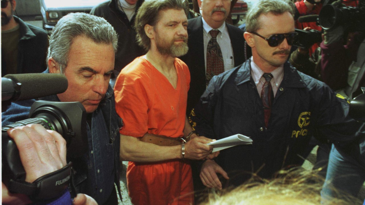 UNABOMBER - Theodore John Kaczynski foi preso em 1996