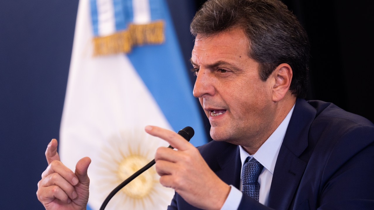 O ministro da Economia da Argentina, Sergio Massa - 04/09/2022