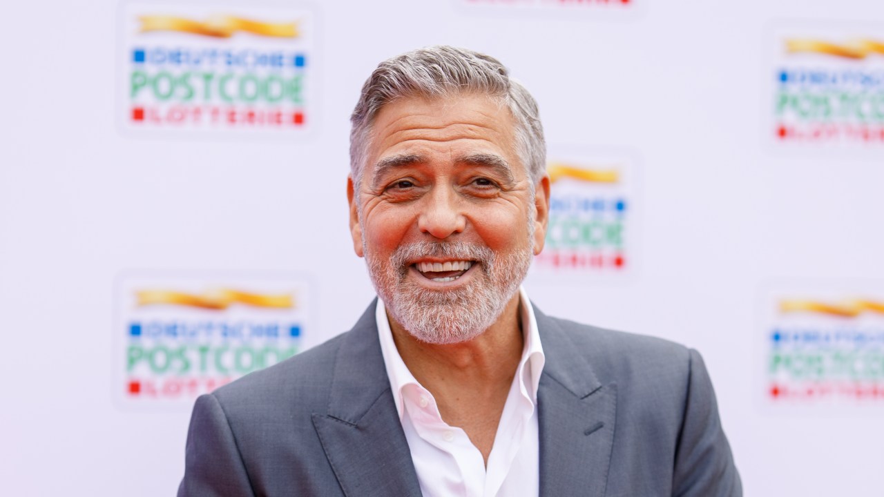 DUSSELDORF, GERMANY - MAY 24: George Clooney attends the Deutsche Postcode Lotterie Charity Gala 2023 on May 24, 2023 in Dusseldorf, Germany. (Photo by Joshua Sammer/Getty Images)