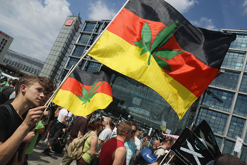 Marcha da Maconha de Berlim, em 2016: ativistas pedem pela legalização há anos no país -