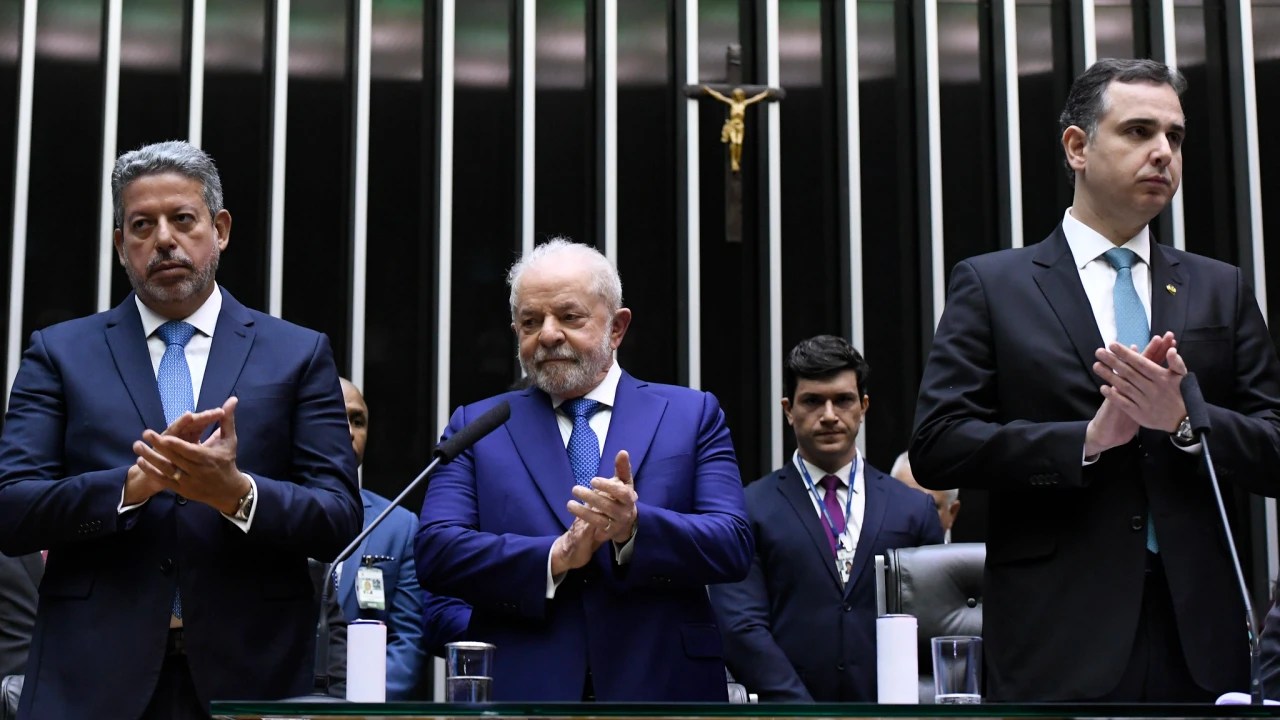 Lira, Lula e Pacheco // (Jefferson Rudy/Agência Senado)