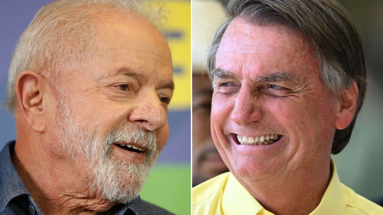 O presidente Lula e o ex-presidente Jair Bolsonaro