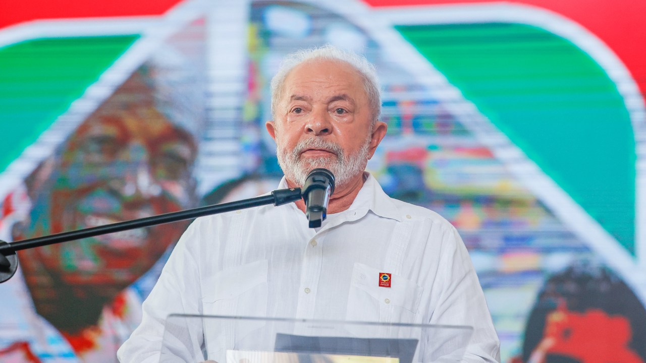 O presidente Luiz Inácio Lula da Silva, em evento no Ceará