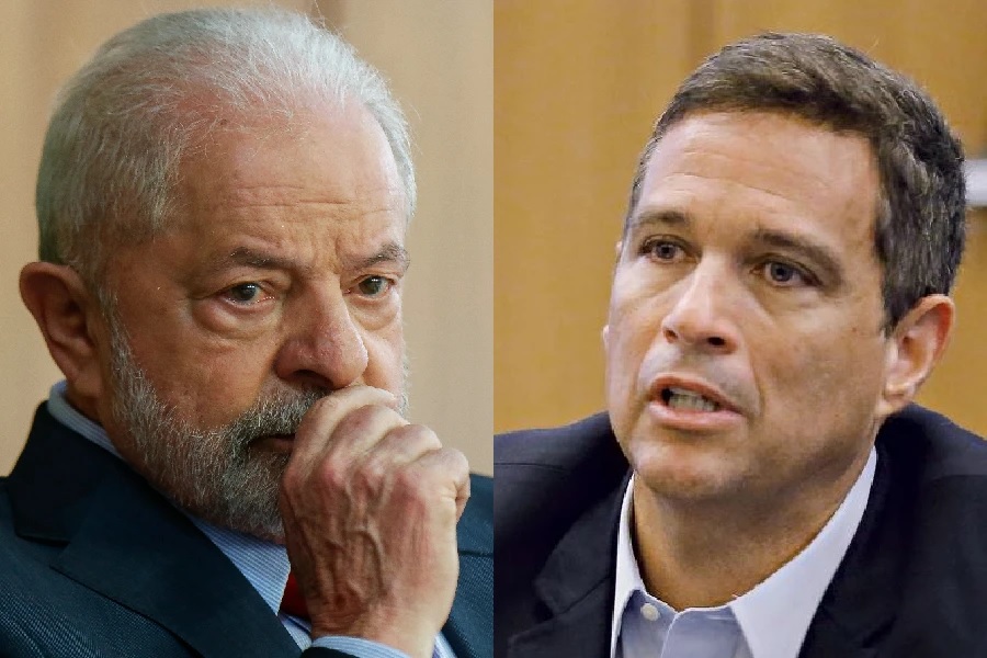 O presidente Lula e o presidente do Banco Central, Roberto Campos Neto (VEJA/VEJA)