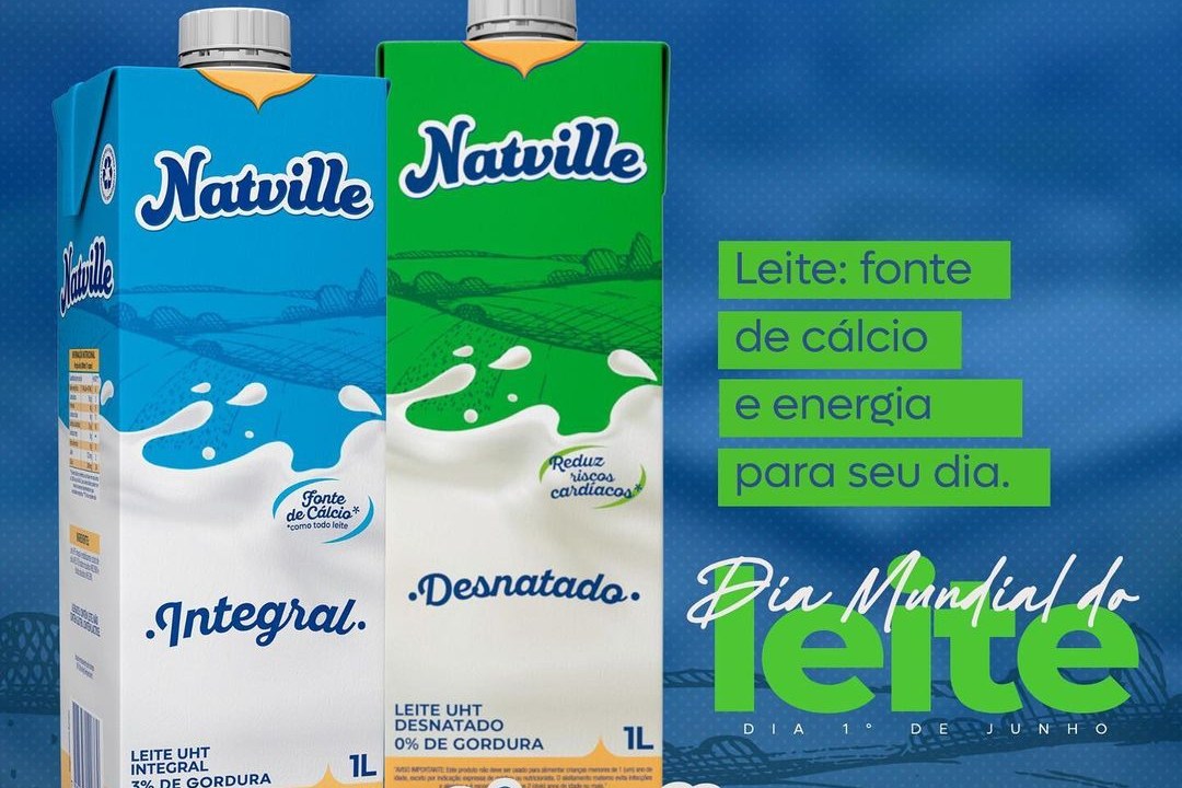 Marca de leite Natville