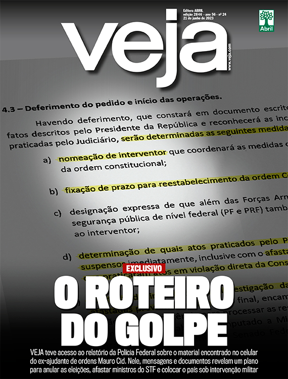 REVELAÇÃO - VEJA: reportagem mostrou informações graves encontradas no celular de Mauro Cid