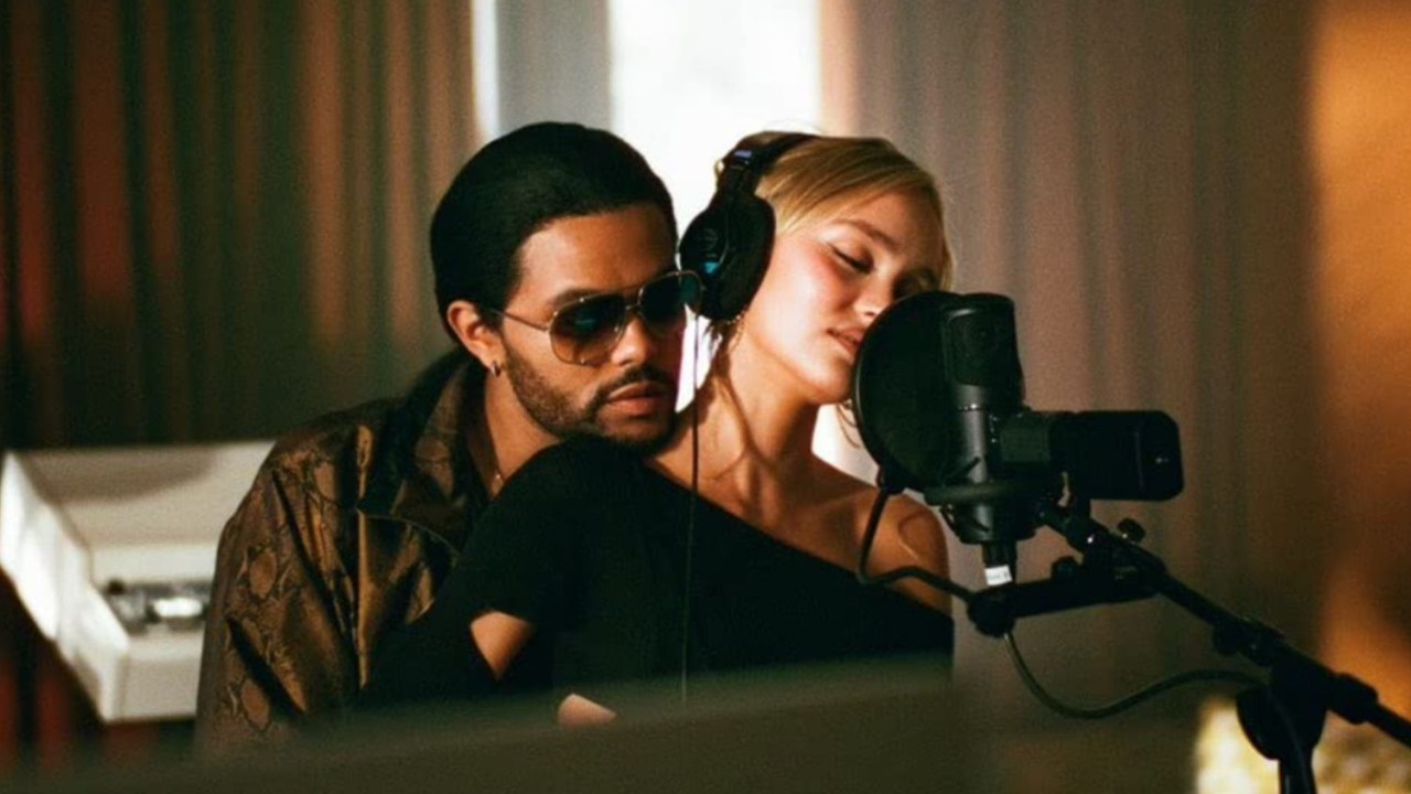 The Weeknd e Lily-Rose Depp como Tedros e Jocelyn na série 'The Idol', da HBO Max