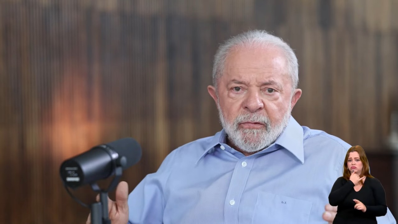 Luiz Inácio Lula da Silva no primeiro "Conversa com o presidente"